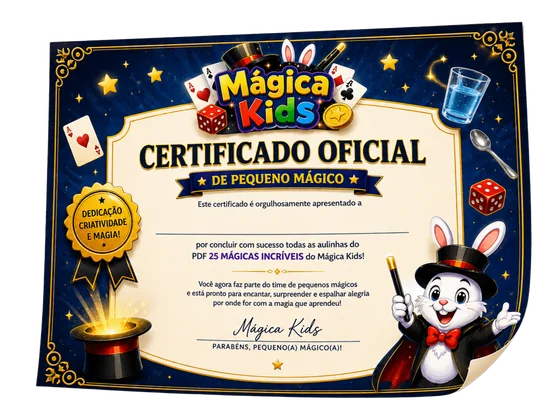 Certificado de Mágico Kids Oficial